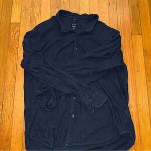 J.Crew Classic Dark Blue Shirt